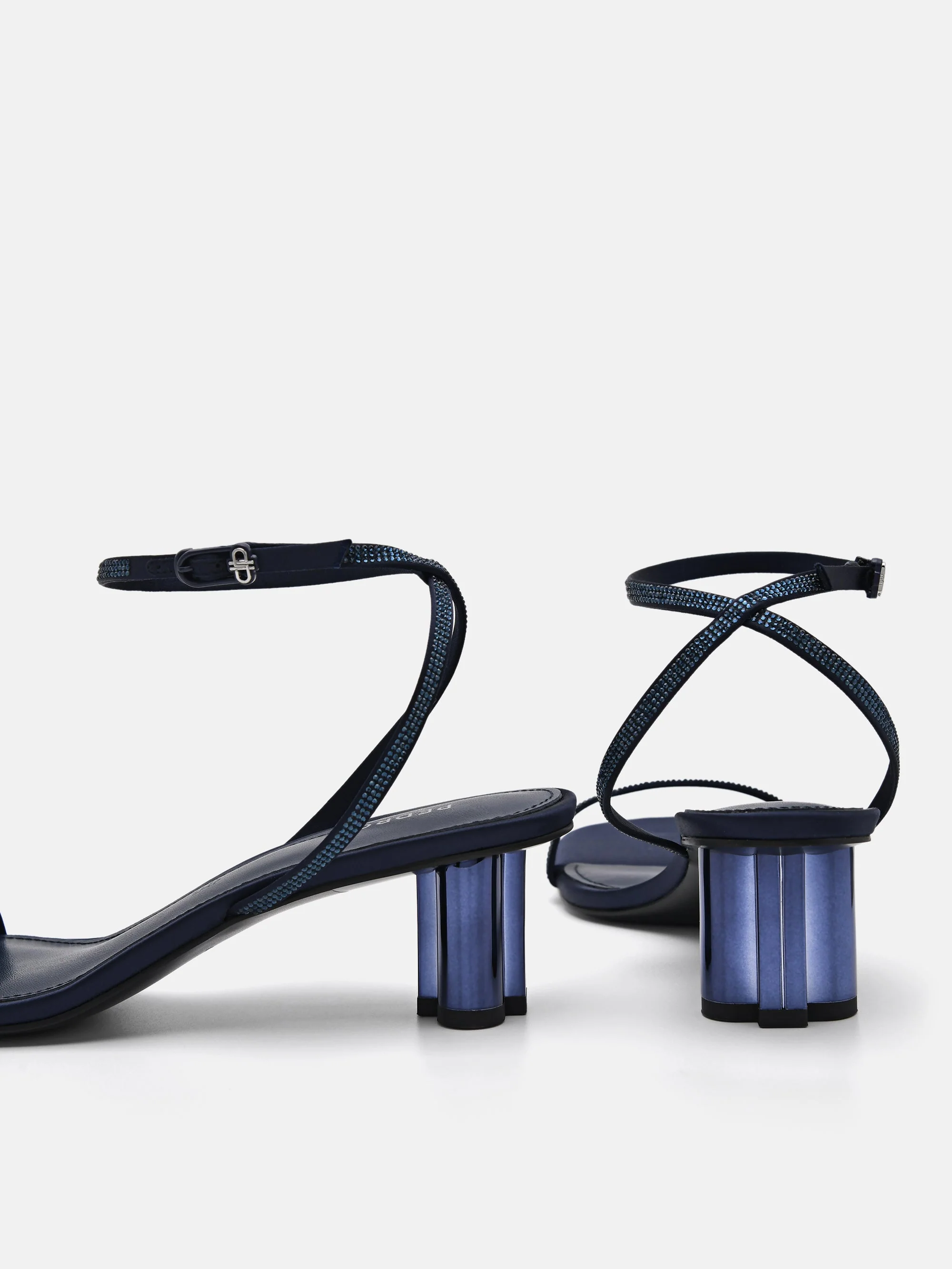 PEDRO Icon Satin Heel Sandals - Image 7