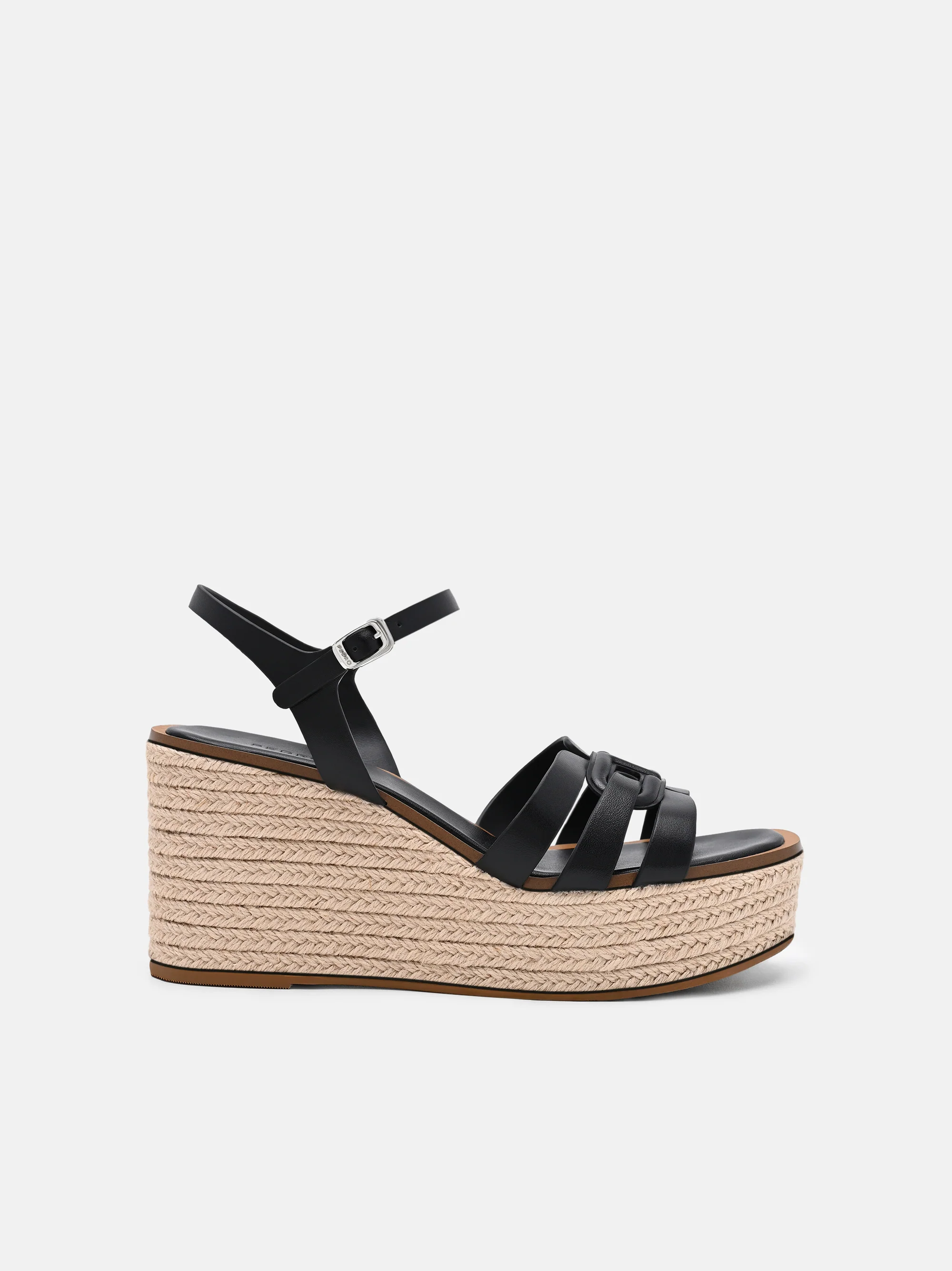 Carmel Leather Wedge Sandals - Image 6