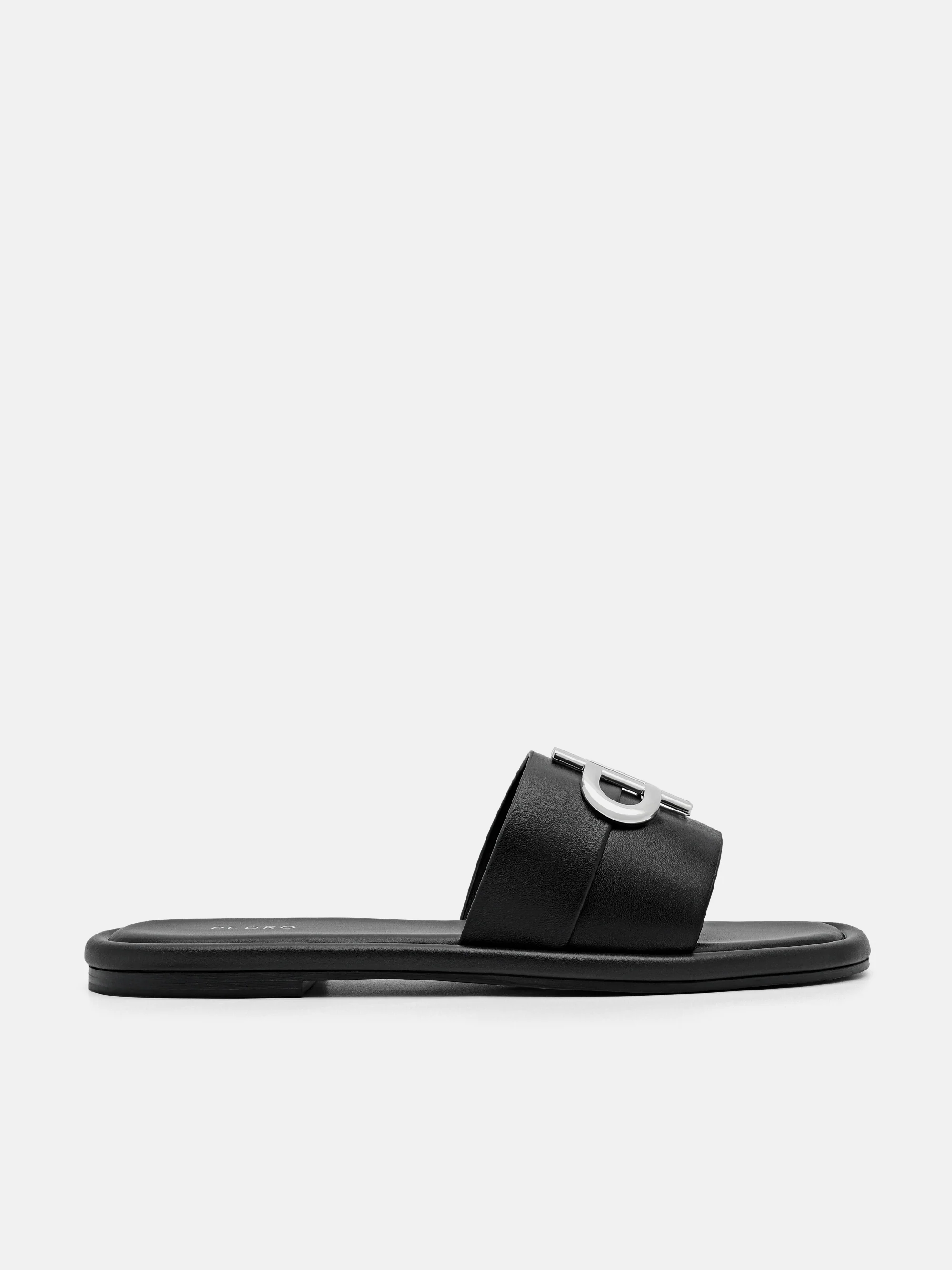 PEDRO Icon Leather Slide Sandals
