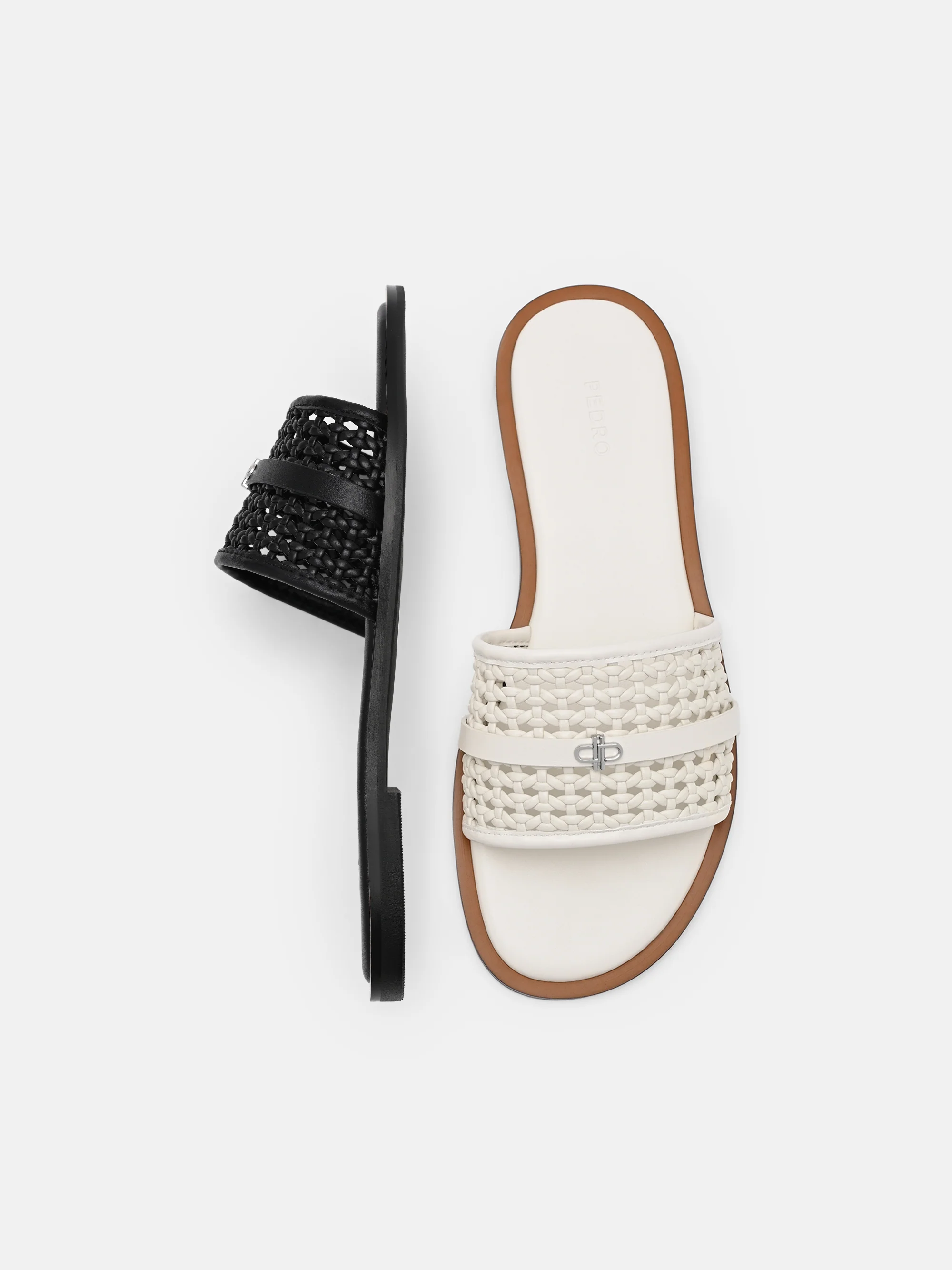 Sadie Woven Slide Sandals - Image 11