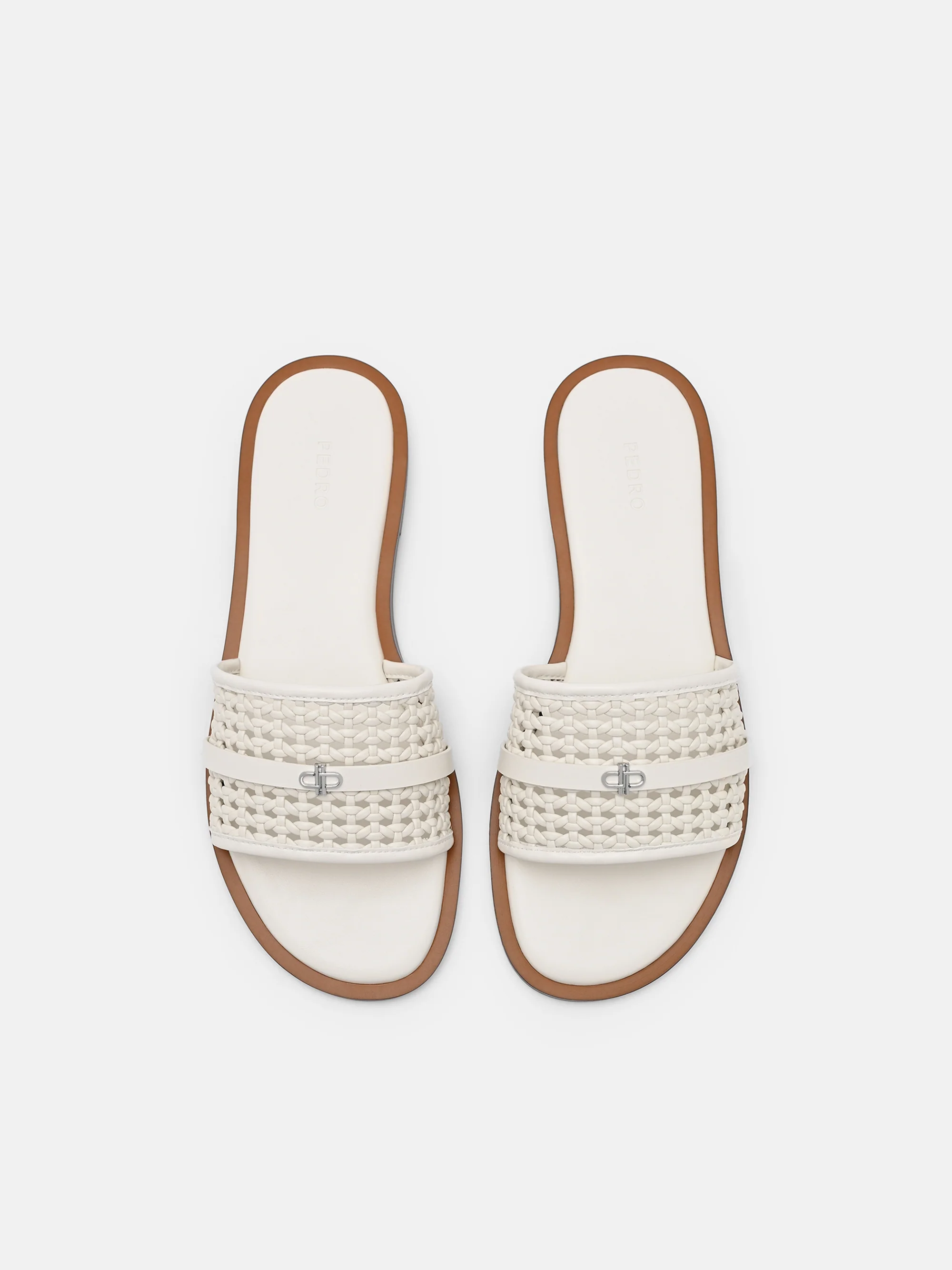 Sadie Woven Slide Sandals - Image 2