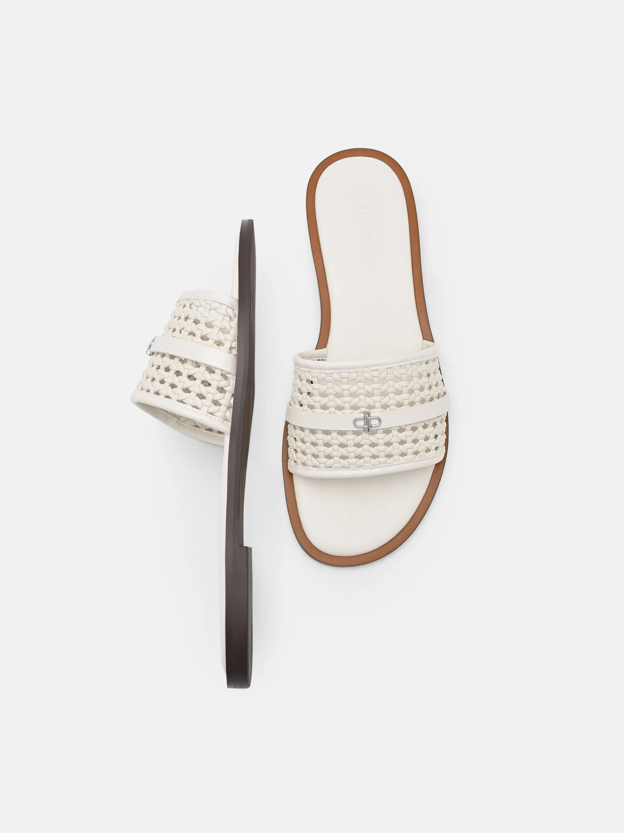 Sadie Woven Slide Sandals - Image 5