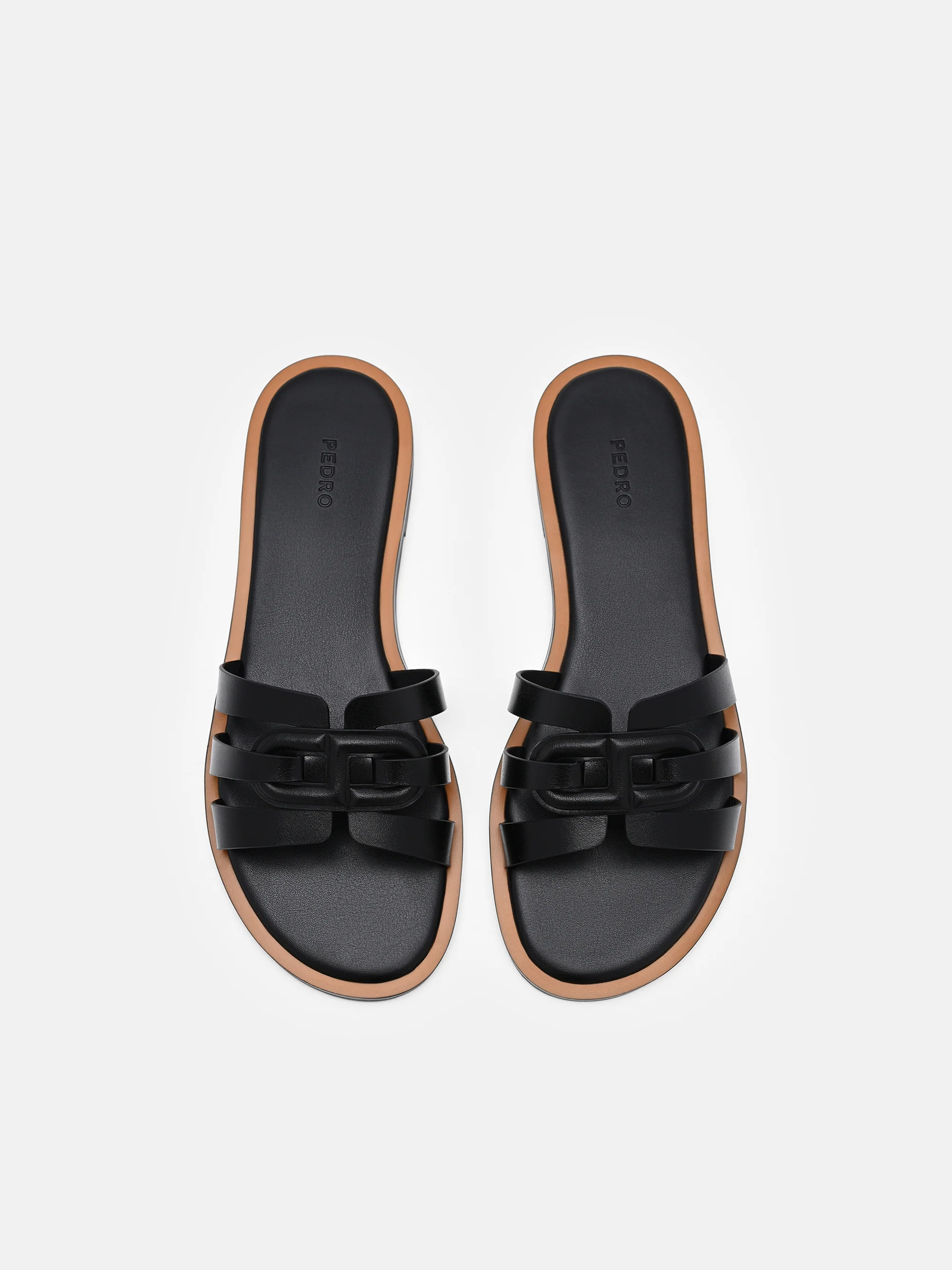 Carmel Leather Slide Sandals - Image 14