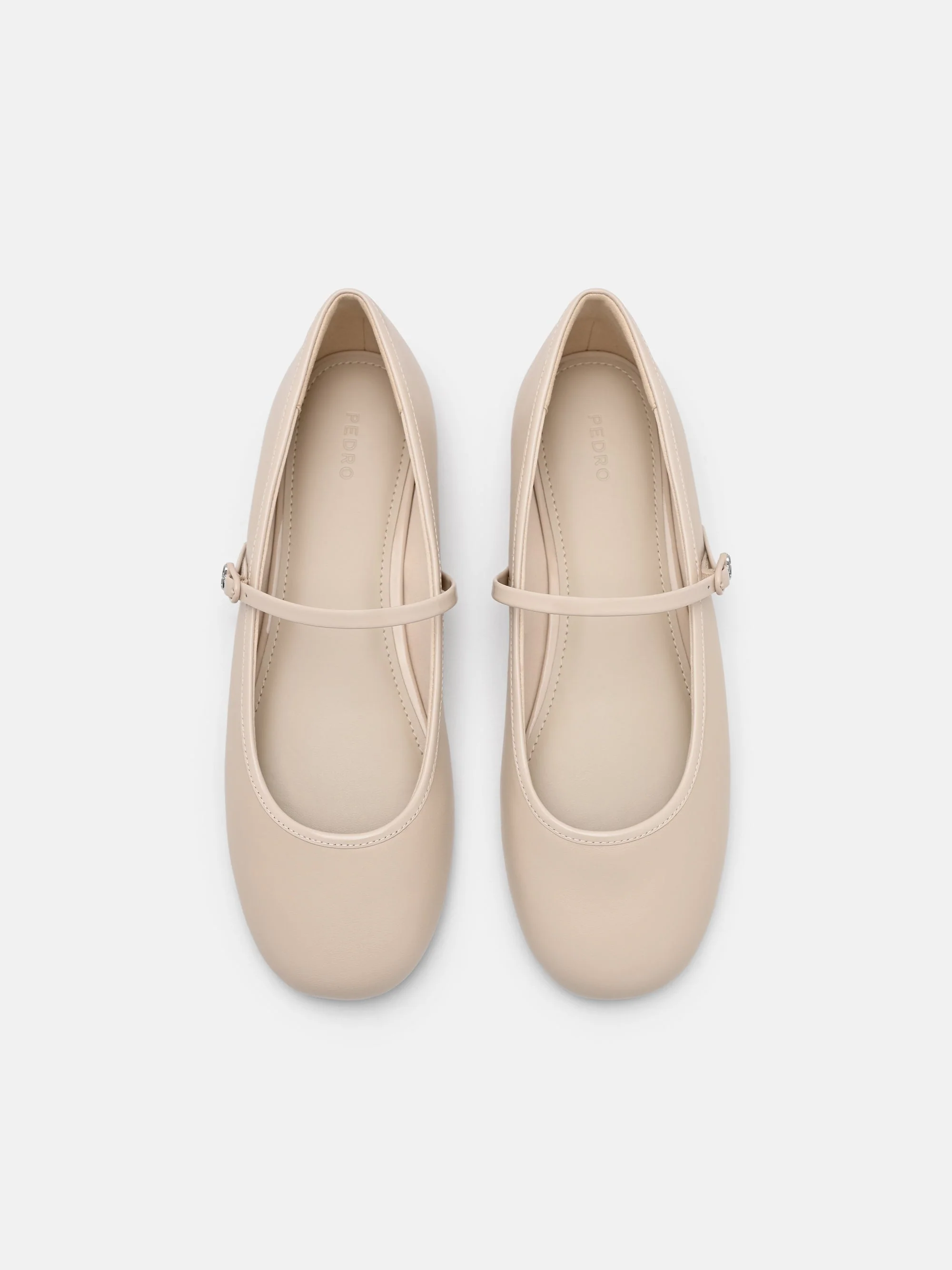Claude Leather Mary Jane Flats - Image 3