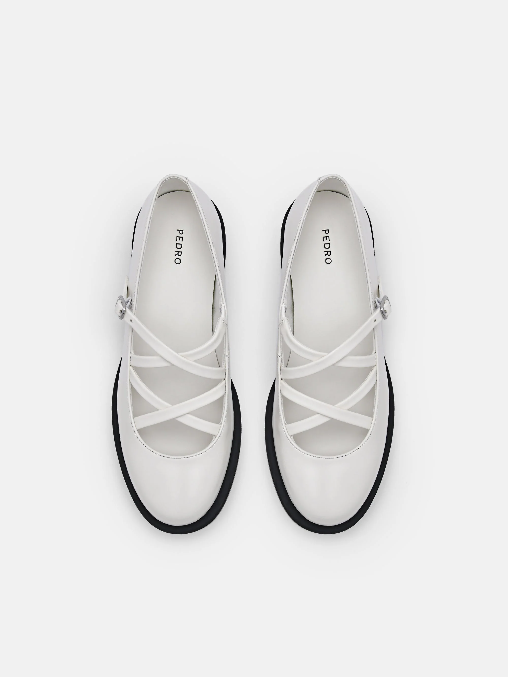 Adria Leather Ballerina Loafers - Image 4
