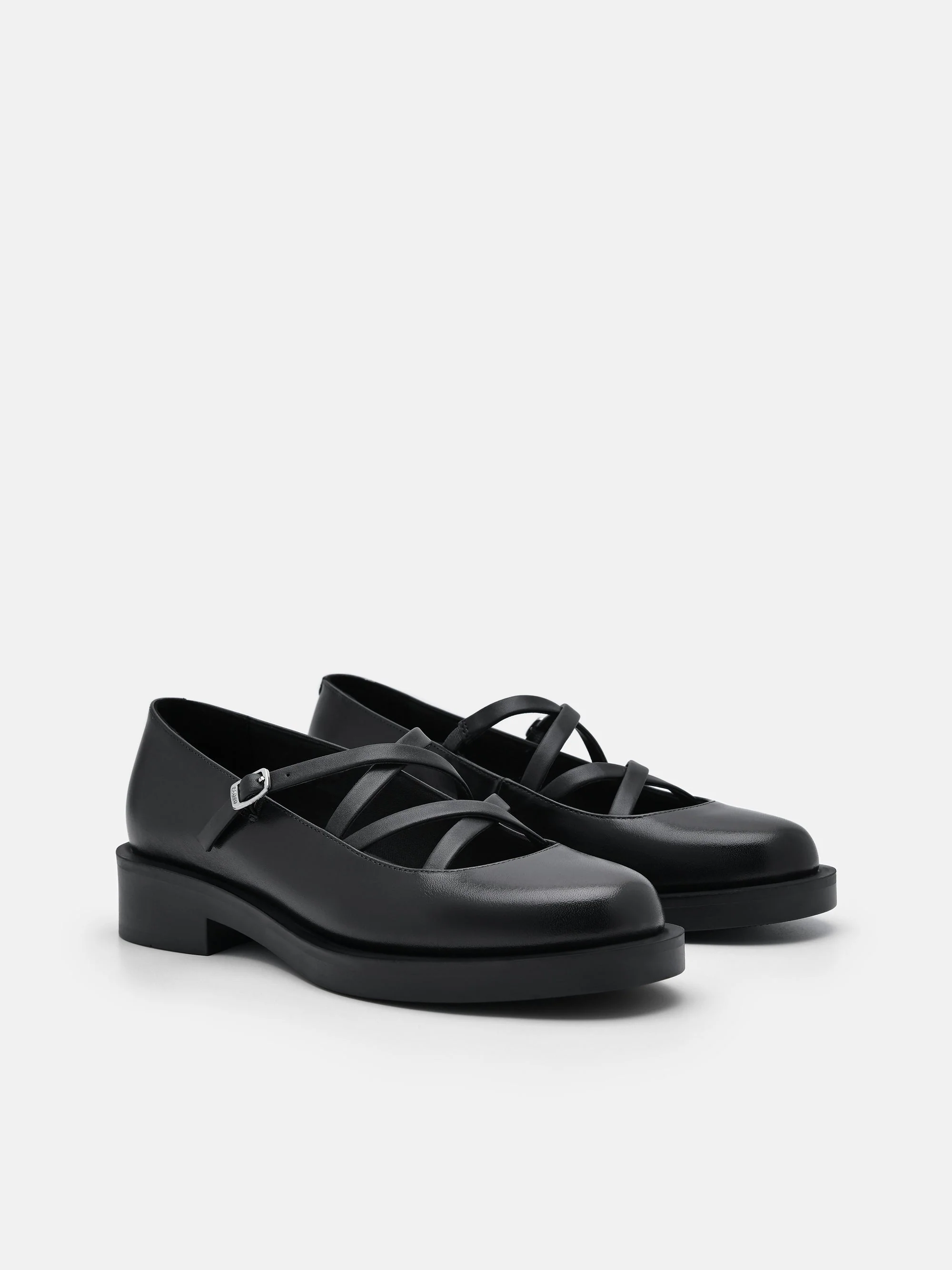 Adria Leather Ballerina Loafers - Image 7