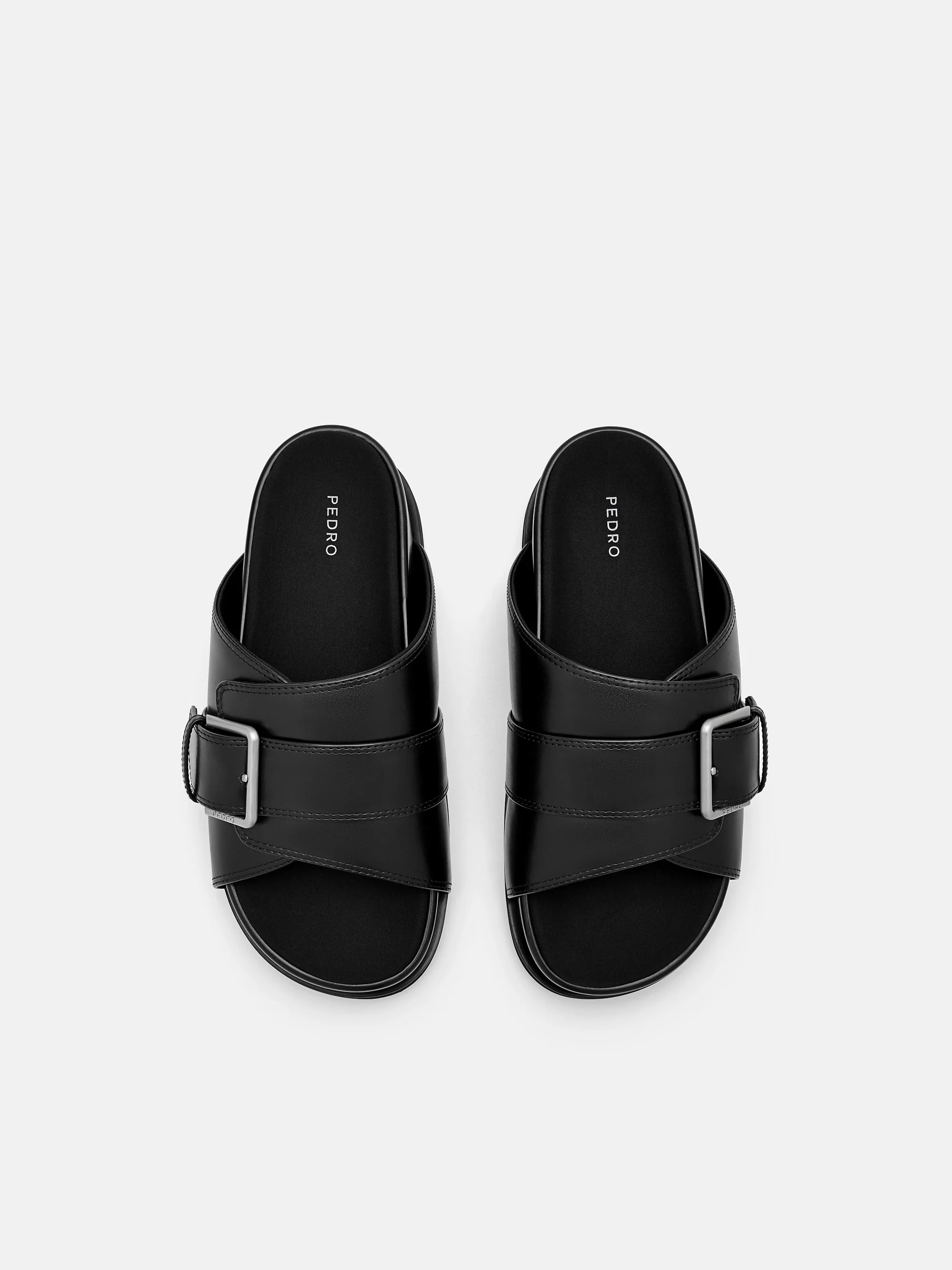 Buckle Slip-On Sandals - Image 4
