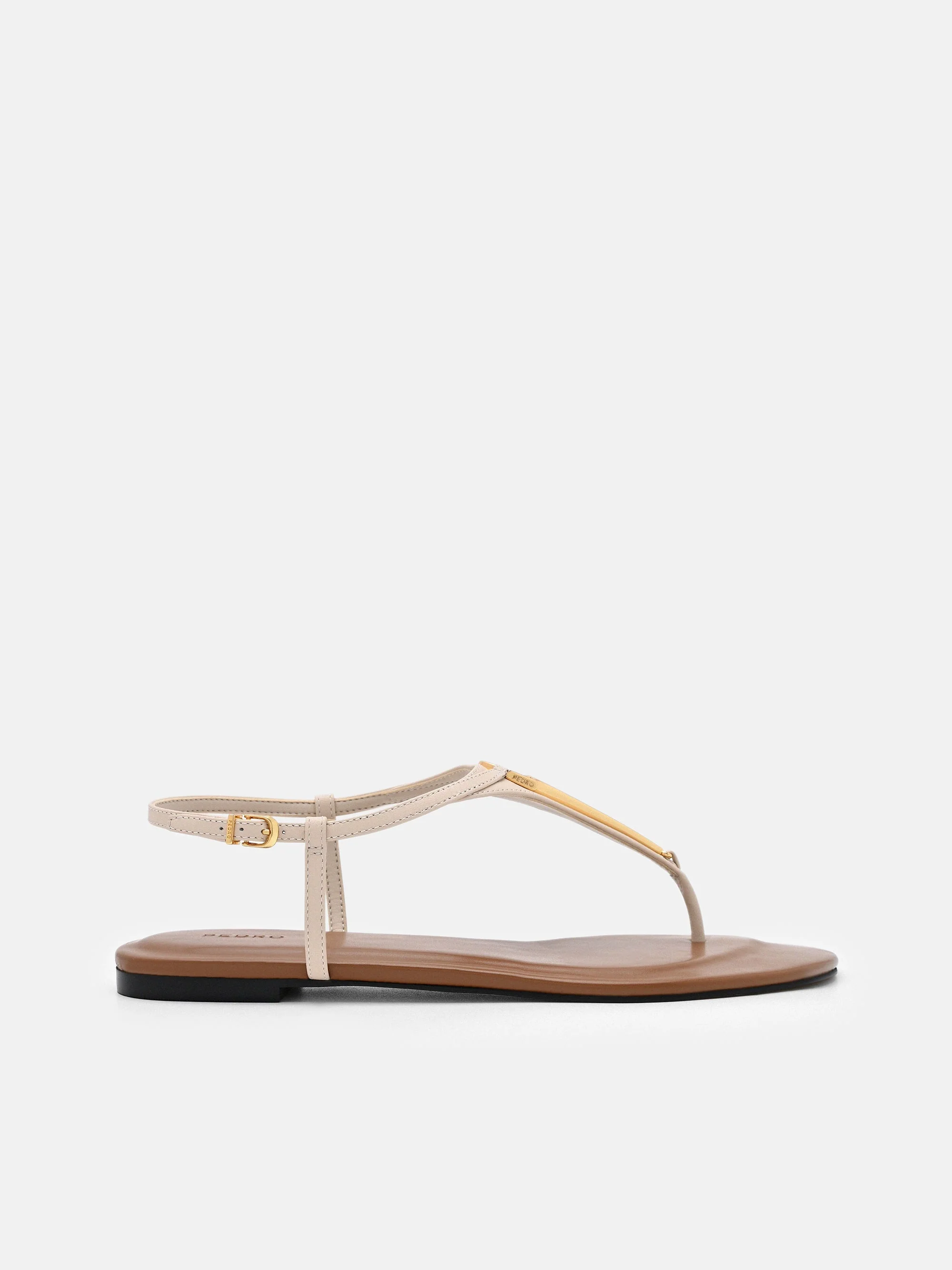 Leather T-Bar Sandals