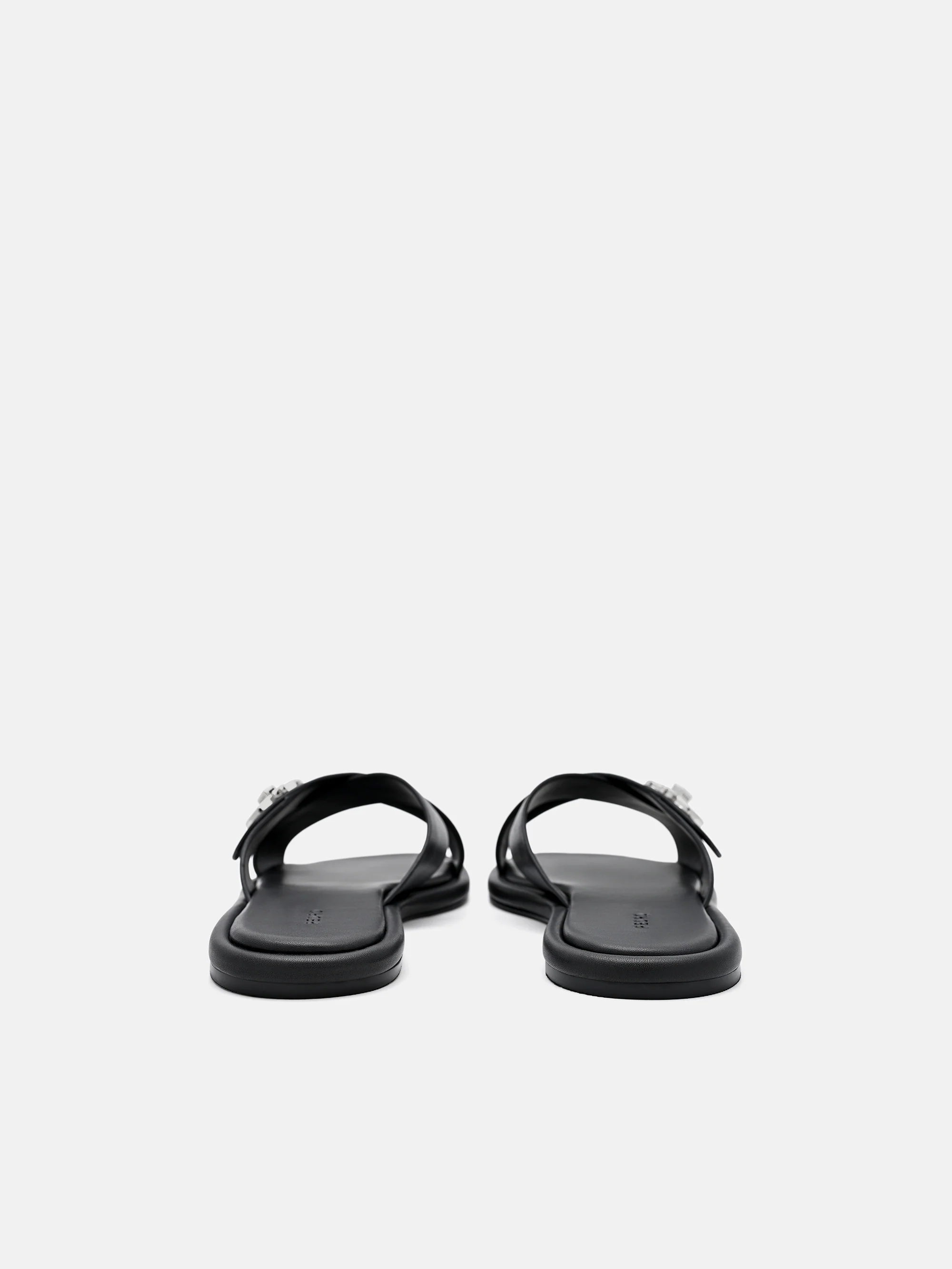 Sienna Leather Cross Sandals - Image 15