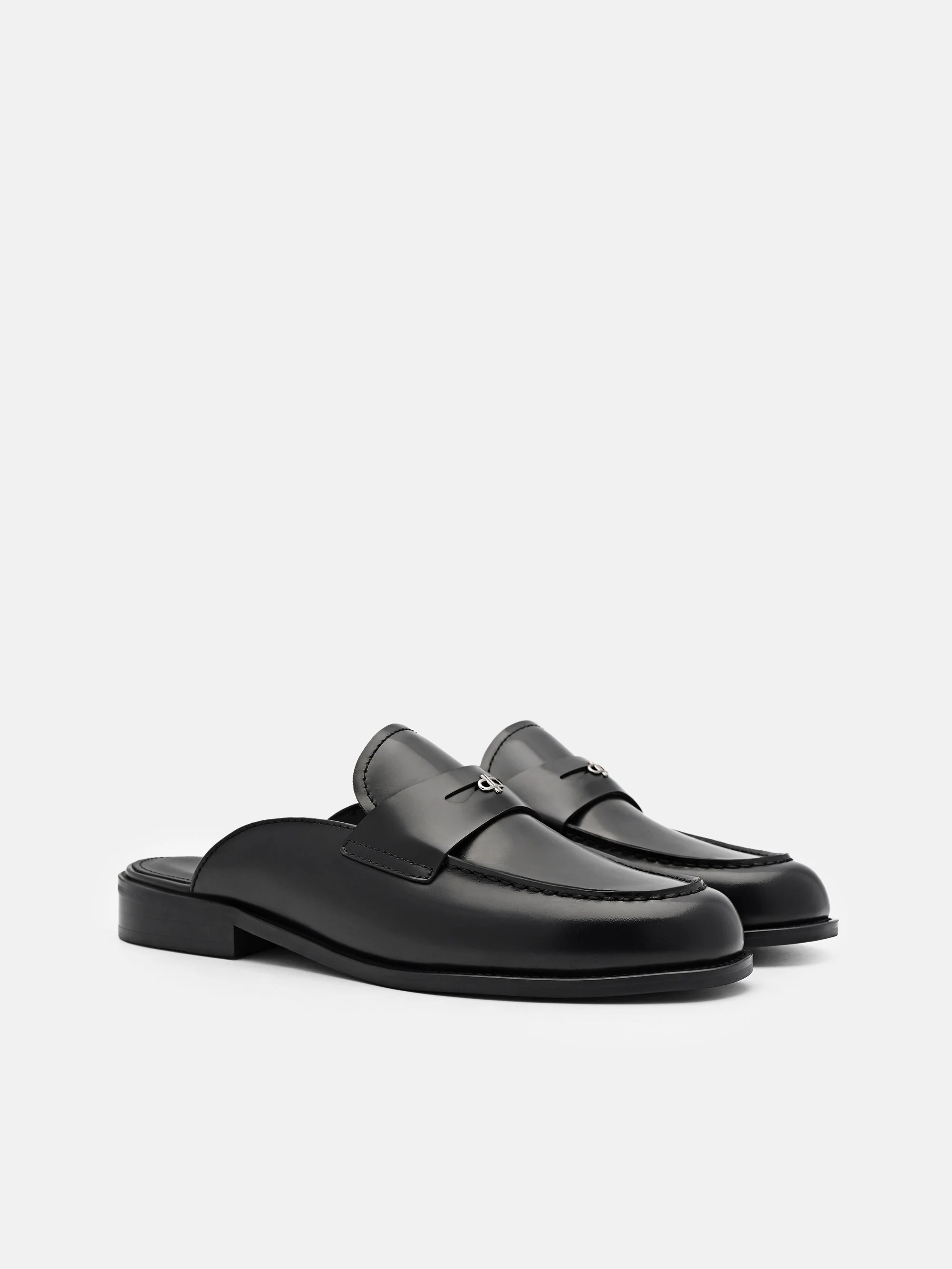 Mackenzie Leather Mule Loafers - Image 8