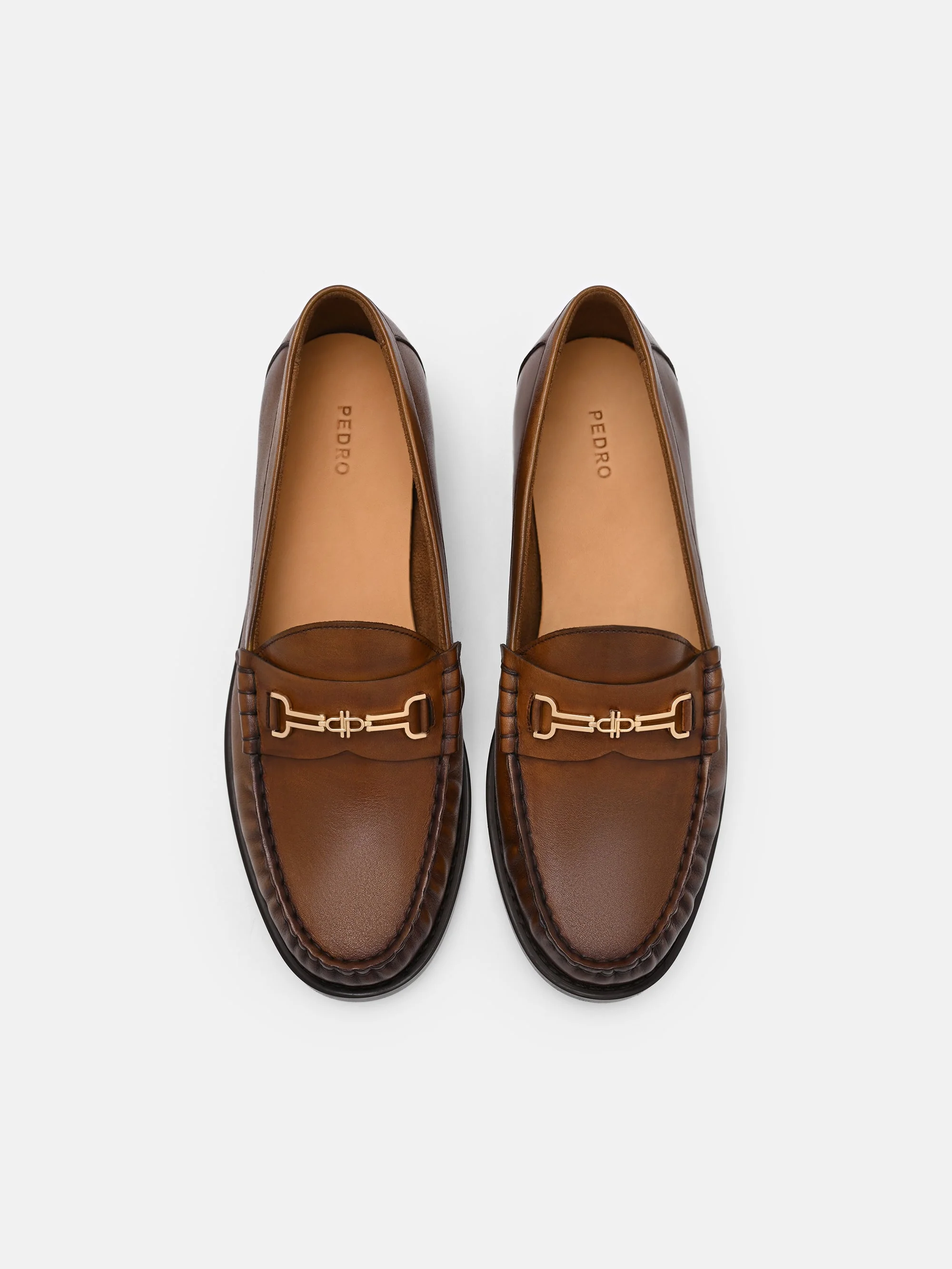 Alistair Leather Horsebit Loafers - Image 3