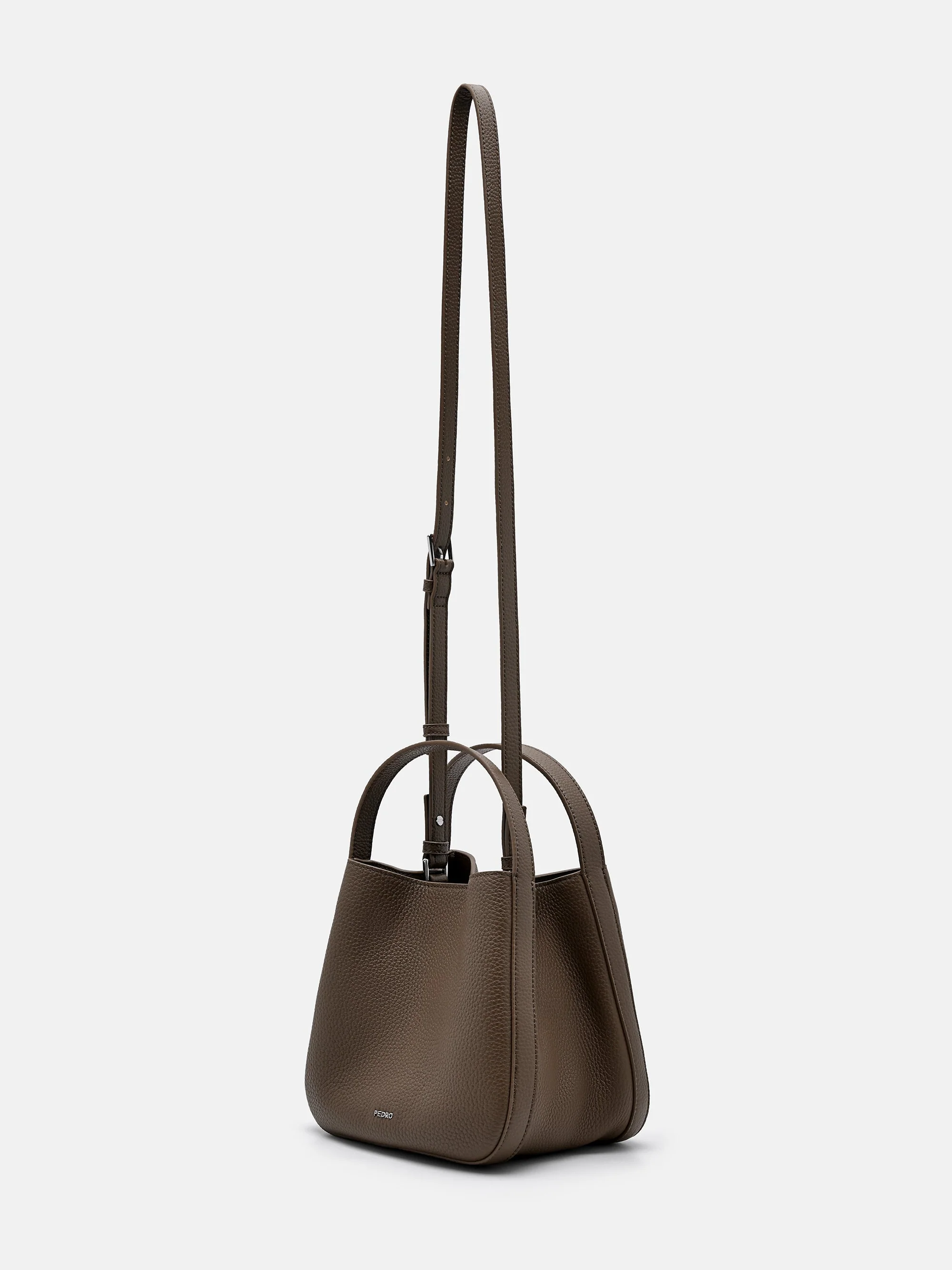 Dana Leather Bucket Bag - Image 4