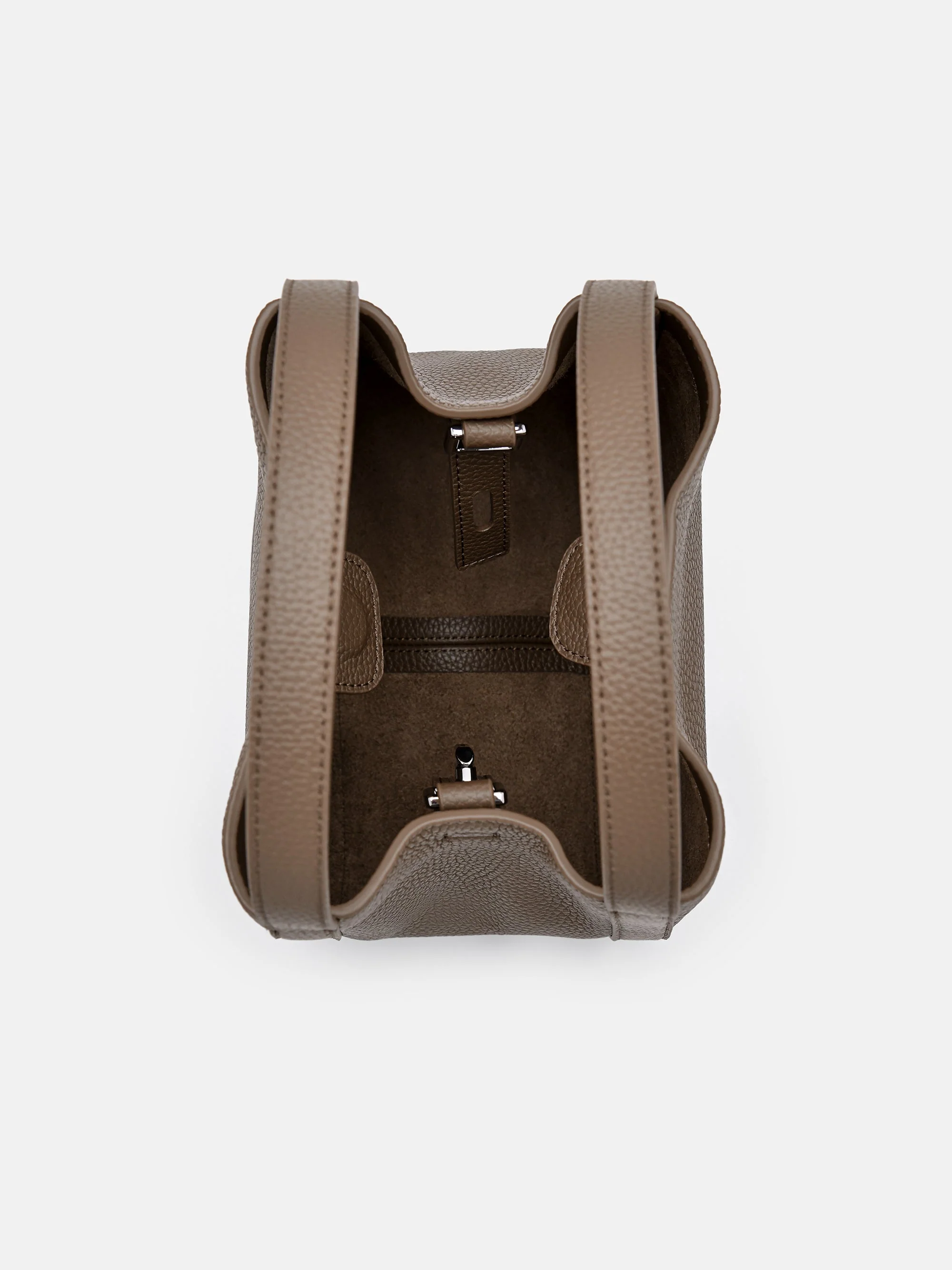 Dana Leather Bucket Bag - Image 6