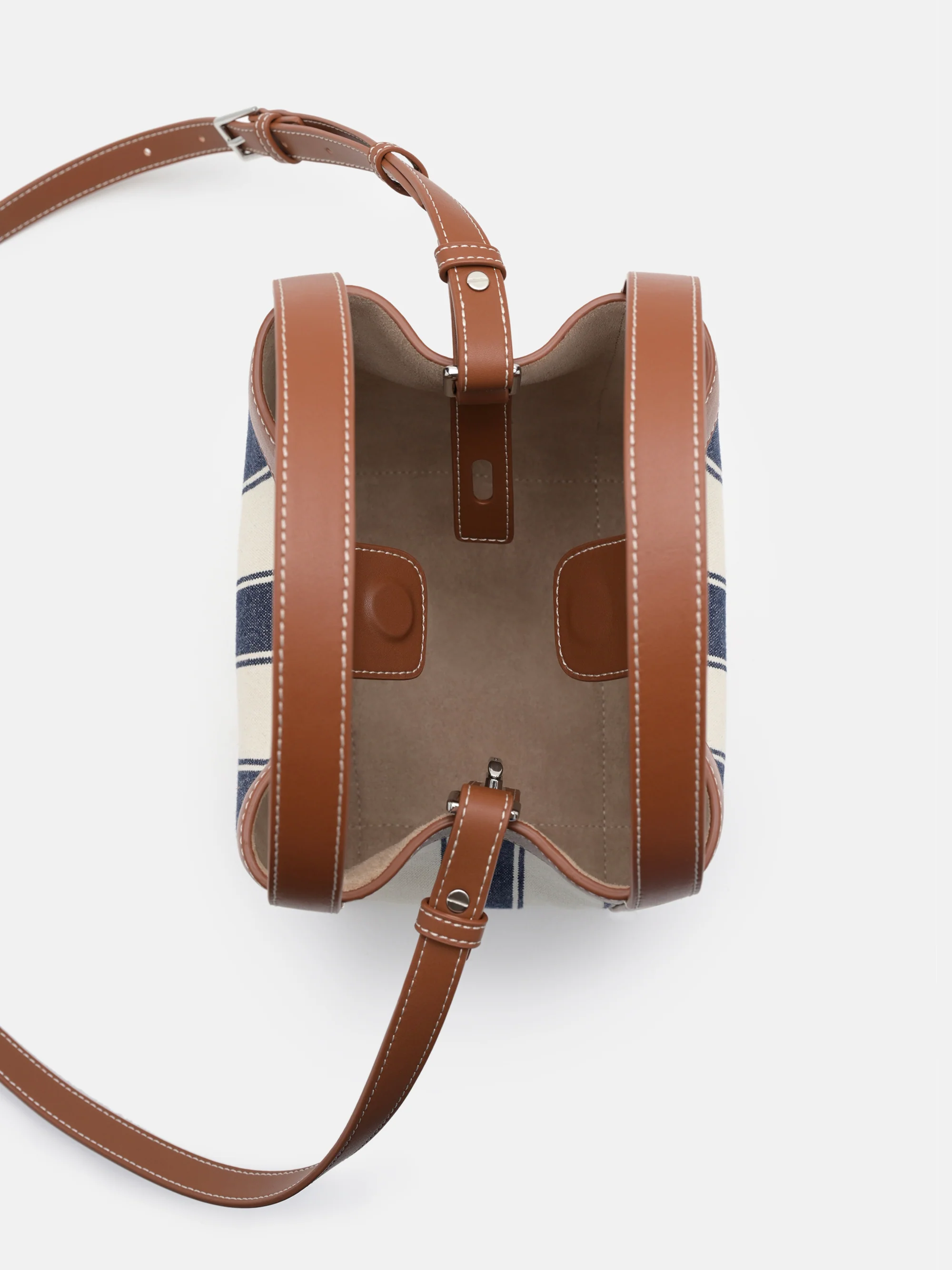 Dana Leather Bucket Bag - Image 6