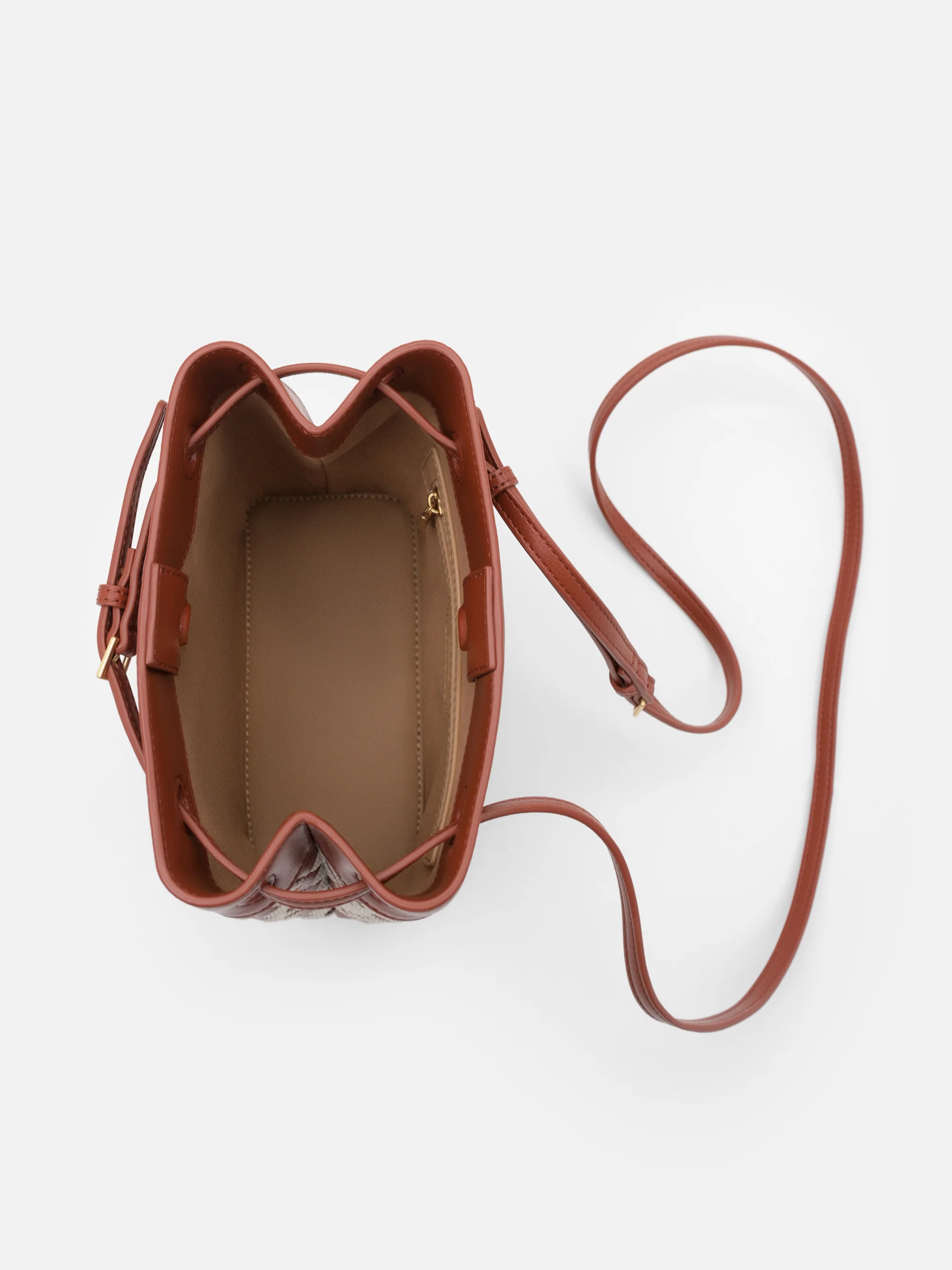 Loli Woven Bucket Bag - Image 6
