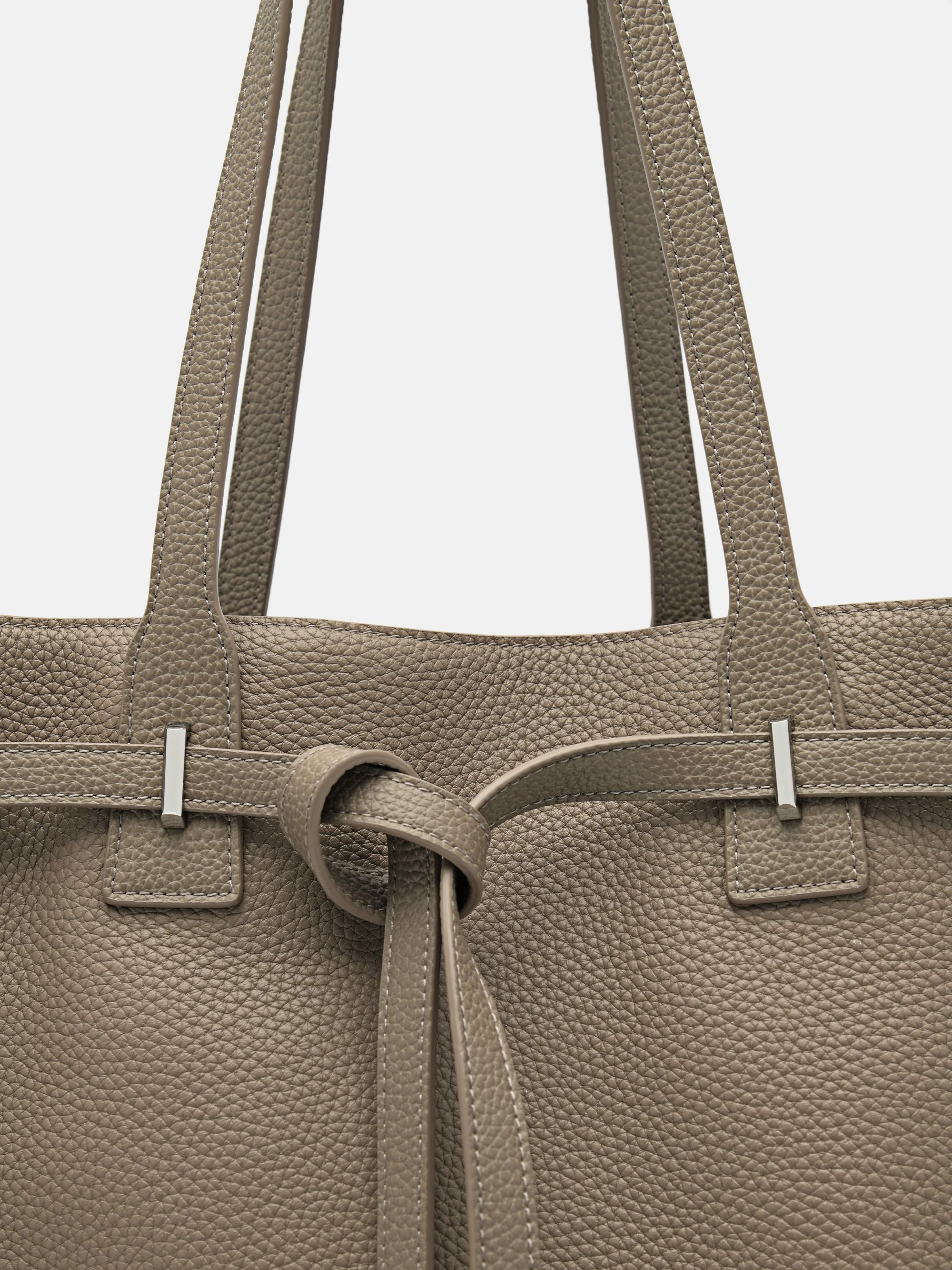Demi Oversized Leather Tote Bag - Image 8