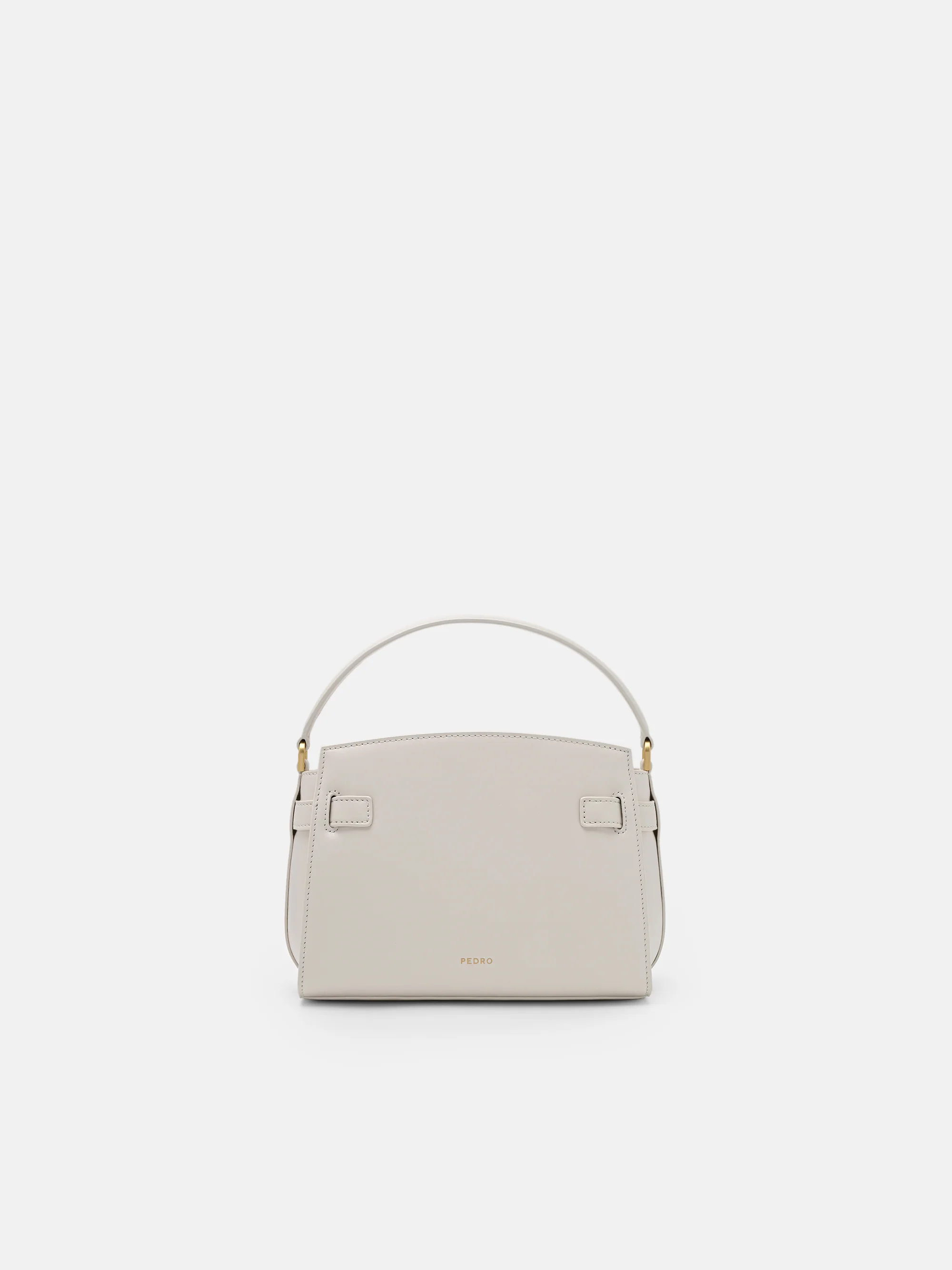Belted Leather Handbag - Image 3