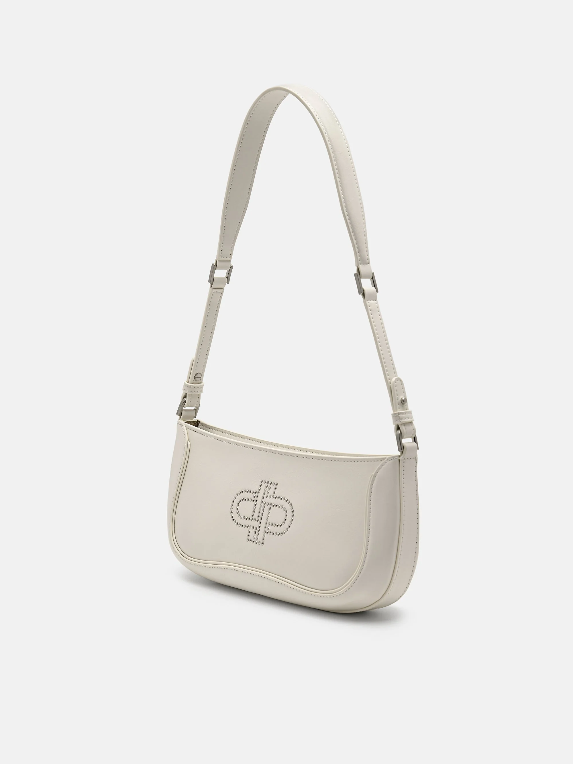 PEDRO Icon Oiled Leather Studded Shoulder Bag - Image 4