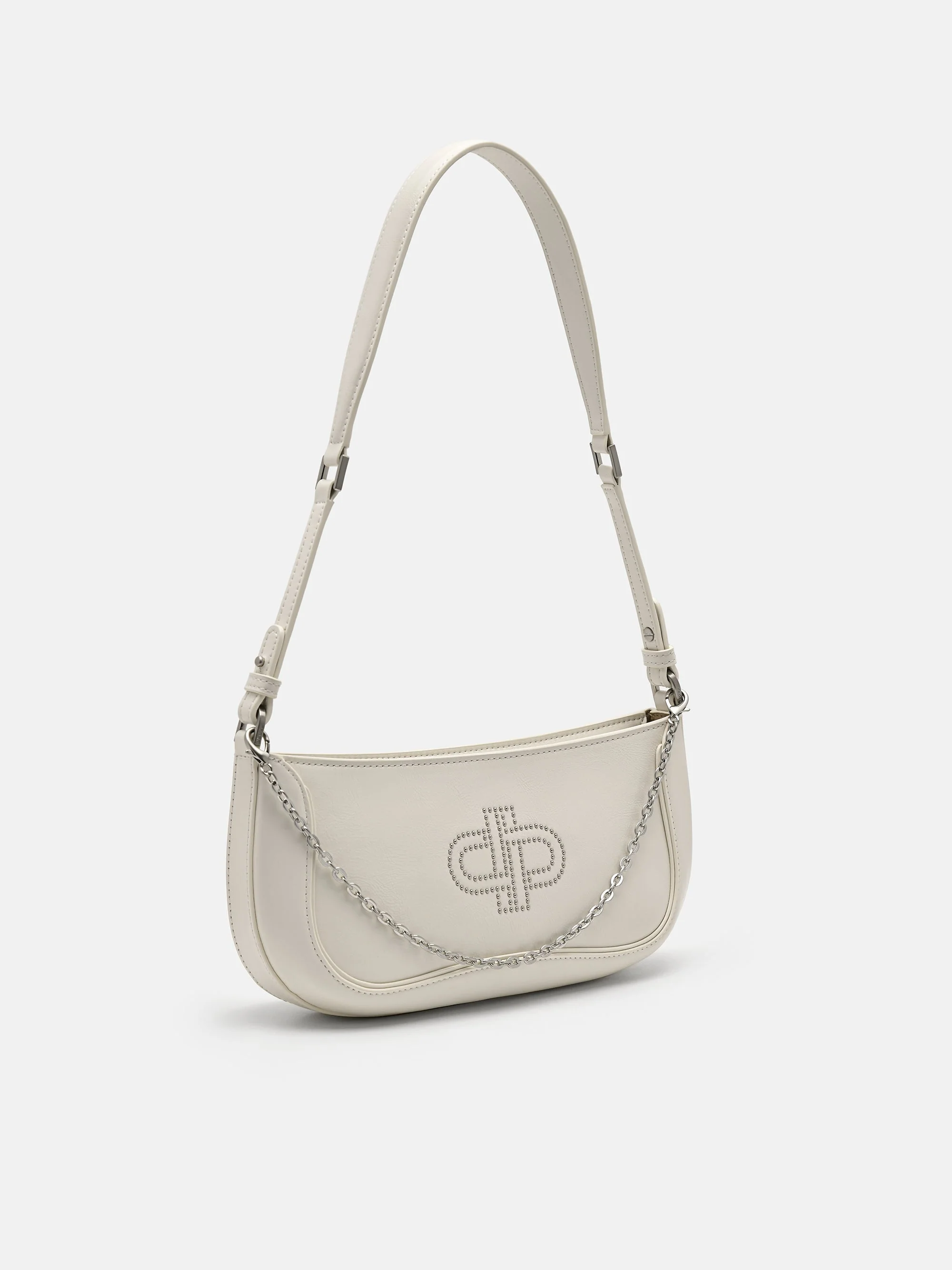 PEDRO Icon Oiled Leather Studded Shoulder Bag - Image 5