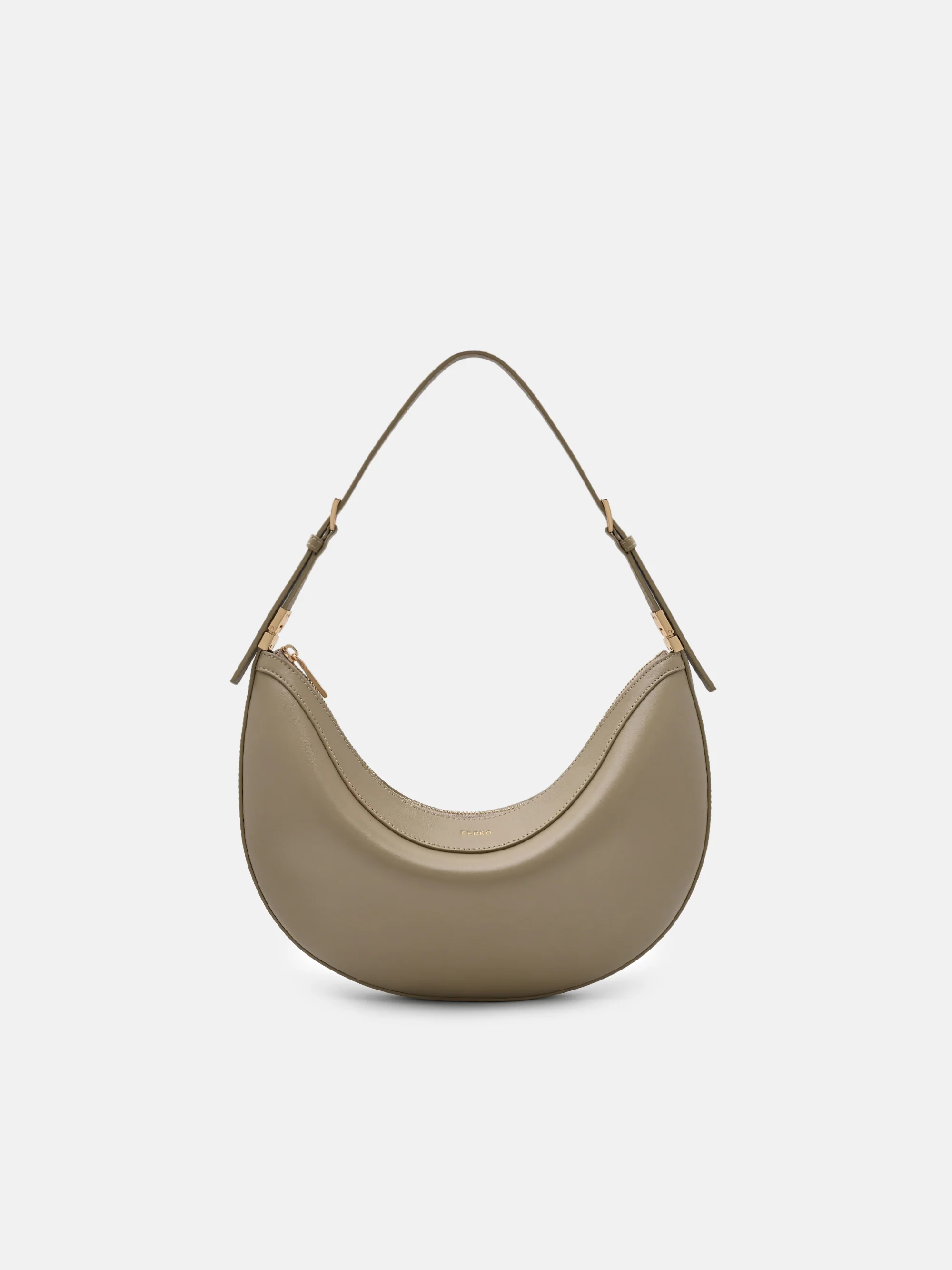 Jatte Leather Crescent Shoulder Bag
