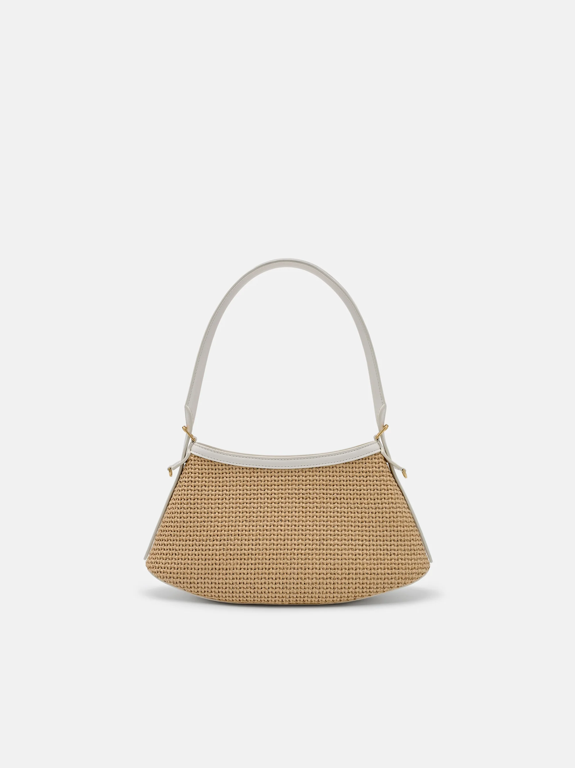 Nikki Raffia Shoulder Bag - Image 3