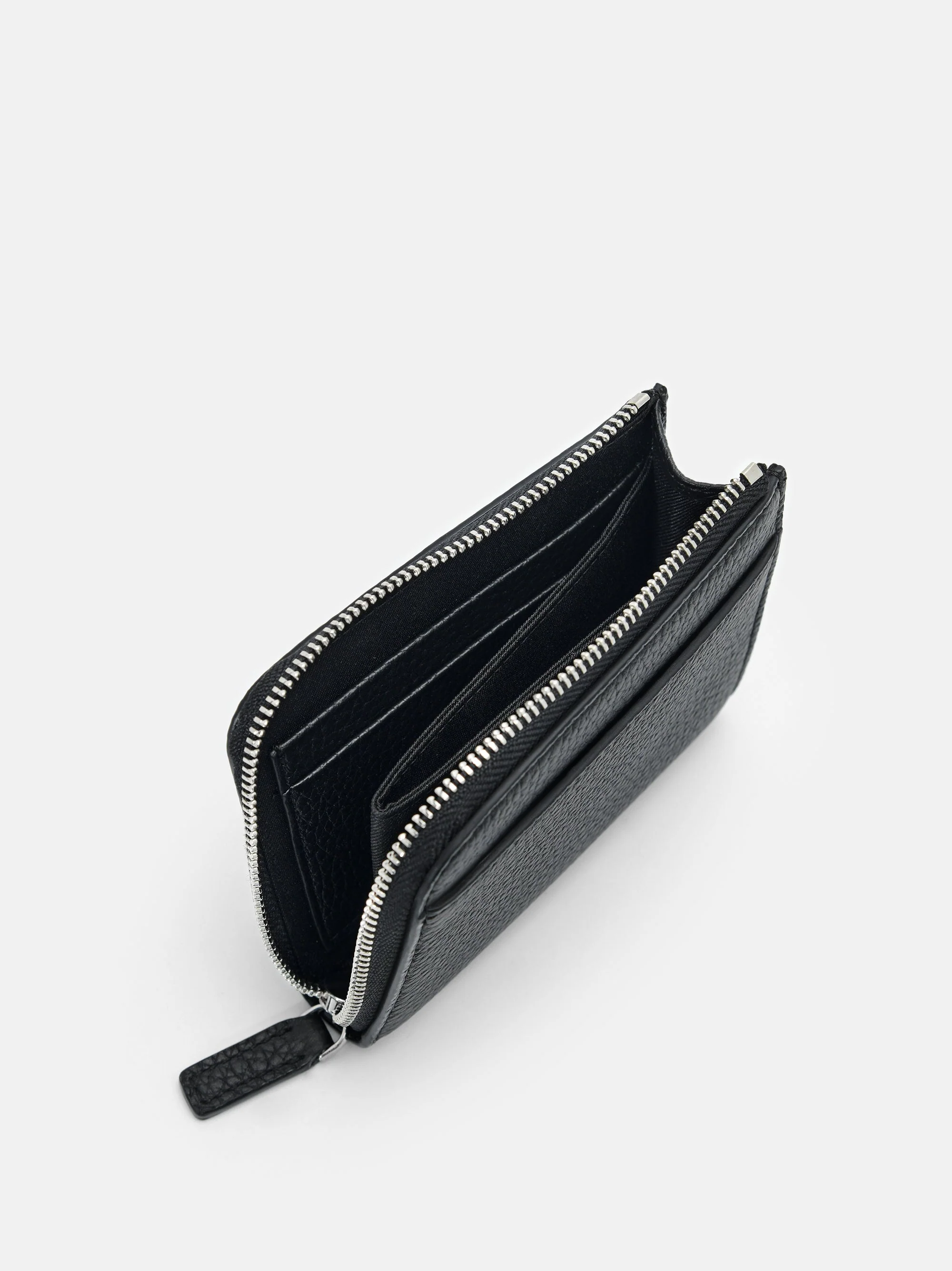Embossed Leather Compact Wallet - Image 8