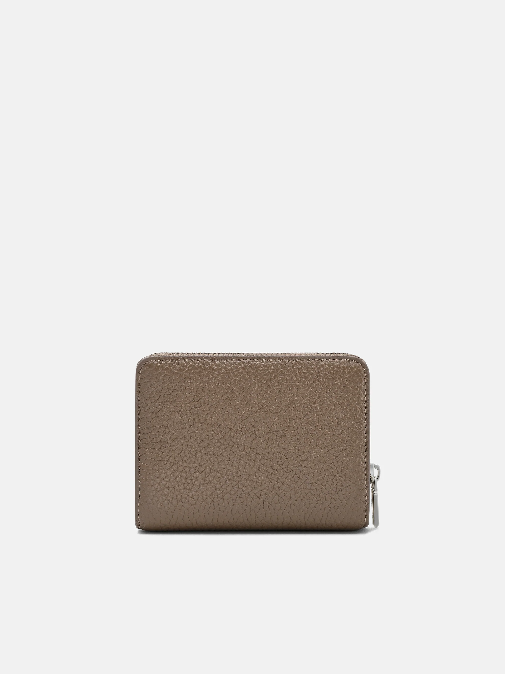 Tumbled Leather Bi-Fold Zip Wallet - Image 7