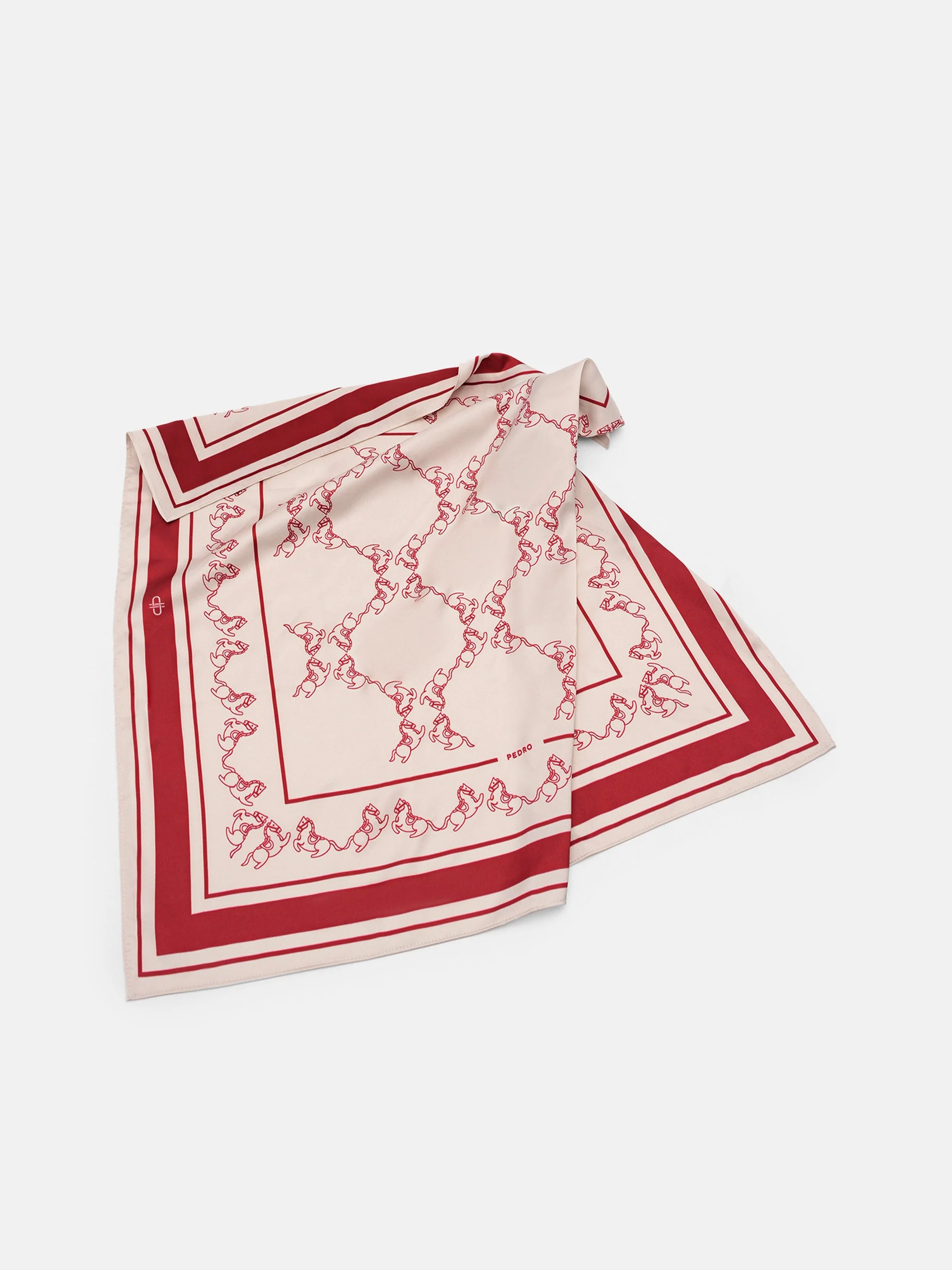 Satin Horse Scarf - Image 2